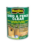 Rustins Shed & Fence Clear 5L – Advanced Outdoor Wood Protector