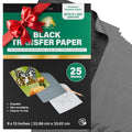 MyArtscape Graphite Transfer Paper – 25 Sheets Waxed Tracing Paper, 9x13"