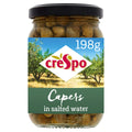 Crespo Capers Capotes - Premium Mediterranean Ingredients - 198g (Pack of 6)