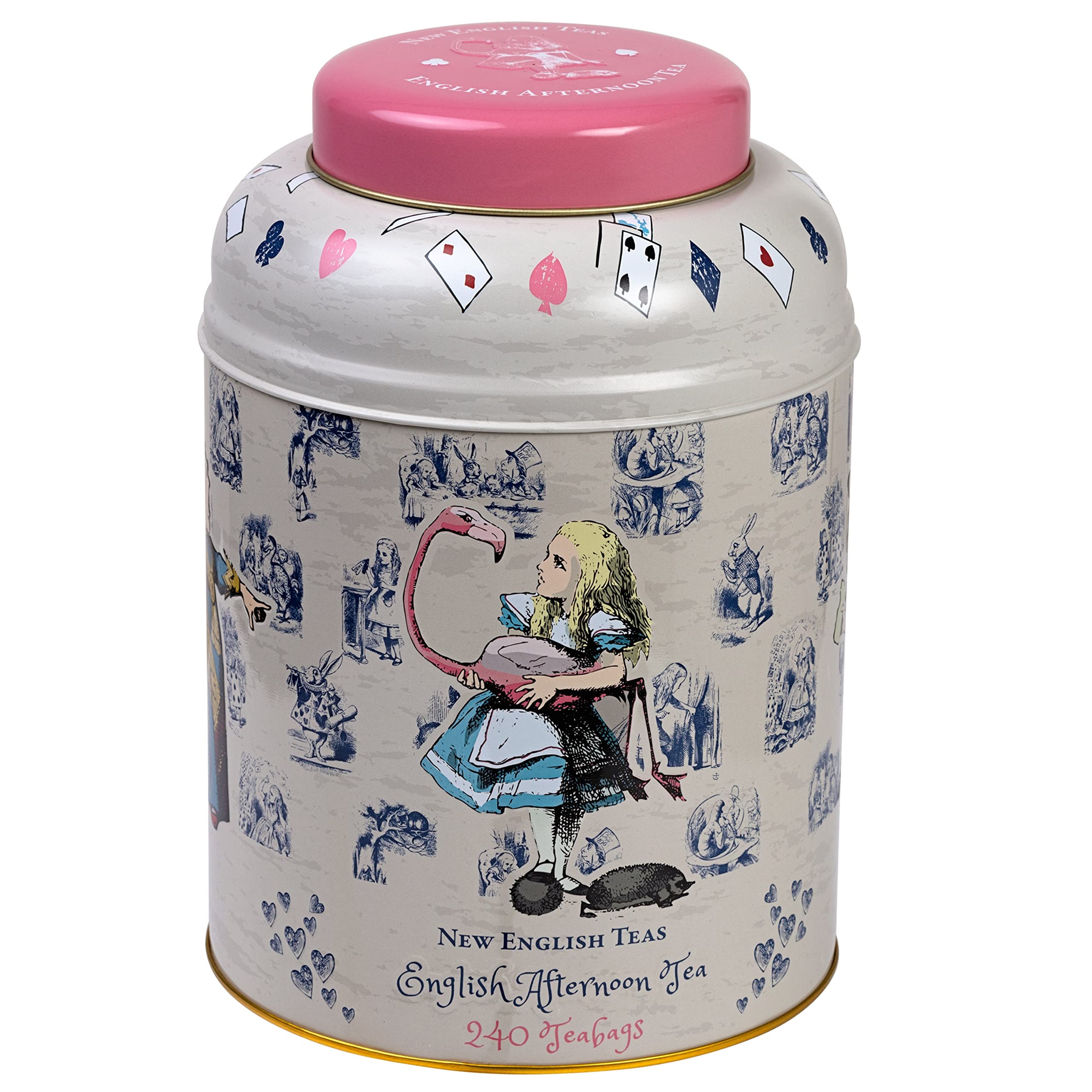 New English Teas Alice in Wonderland Caddy | 240 Afternoon Teabags