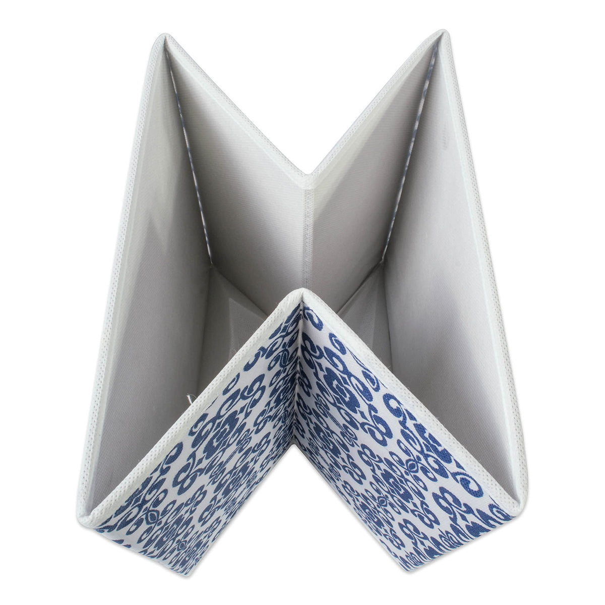 DII Non Woven Polyester, Scroll Storage Bin, Small, Nautical Blue - image 2