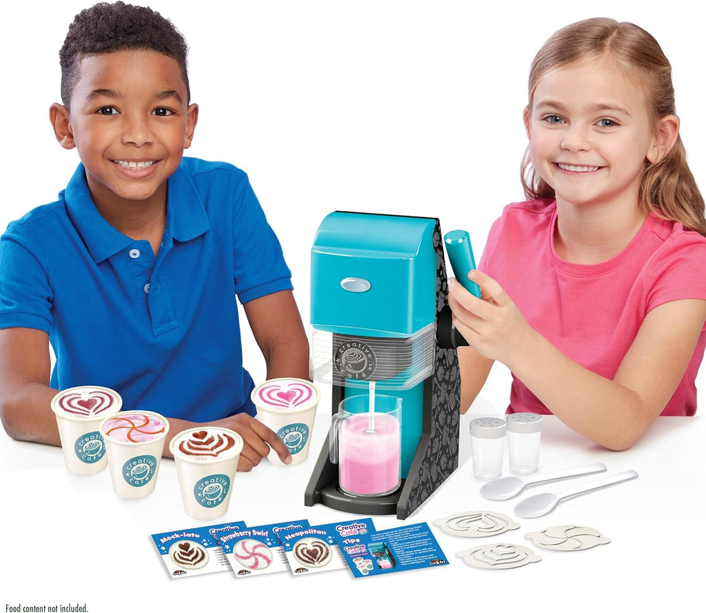 Cra-Z-Art Creative Café Barista Bar – Kids Pretend Play Milk Frother Toy