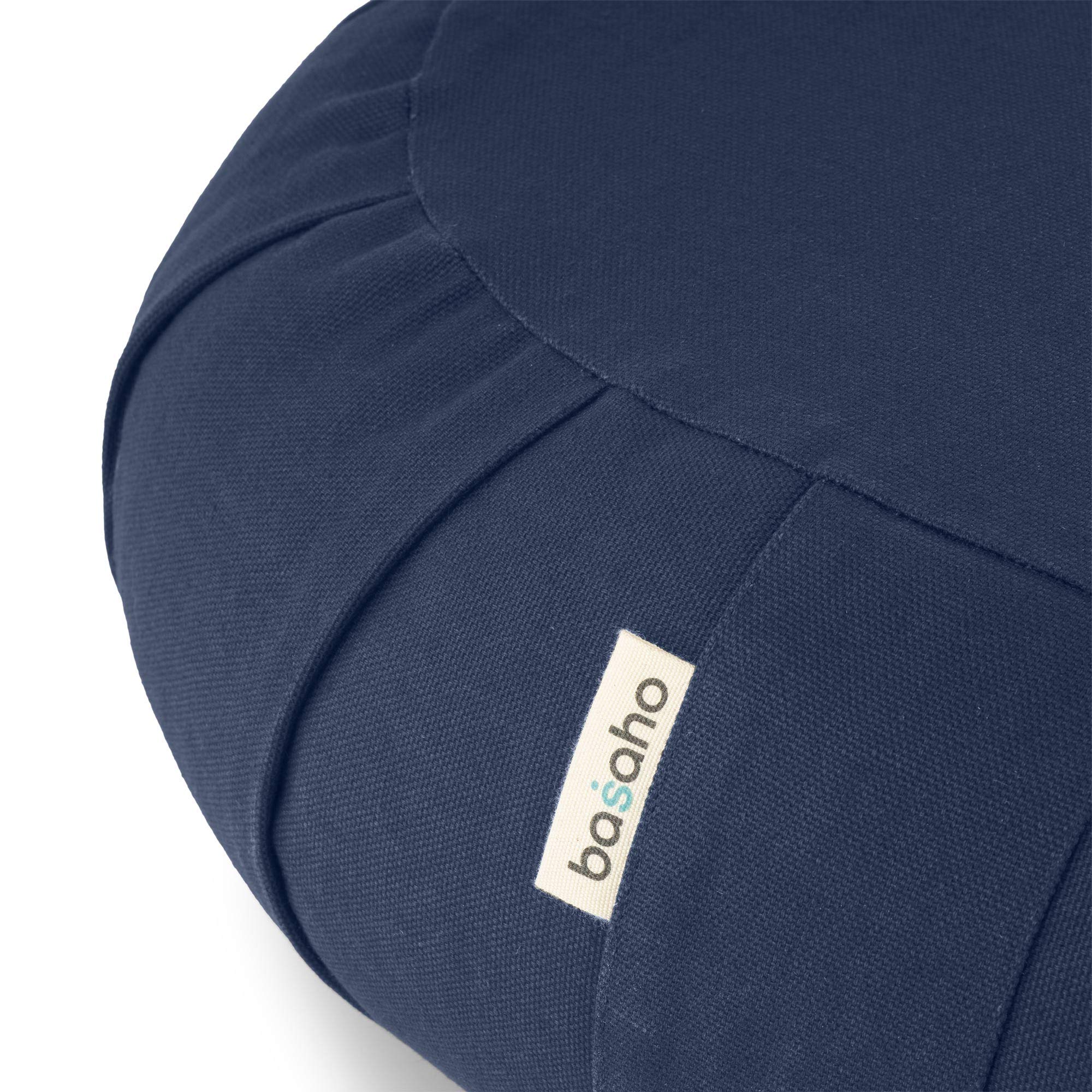 Basaho Crescent Zafu Meditation Cushion | Organic Cotton | Mustard