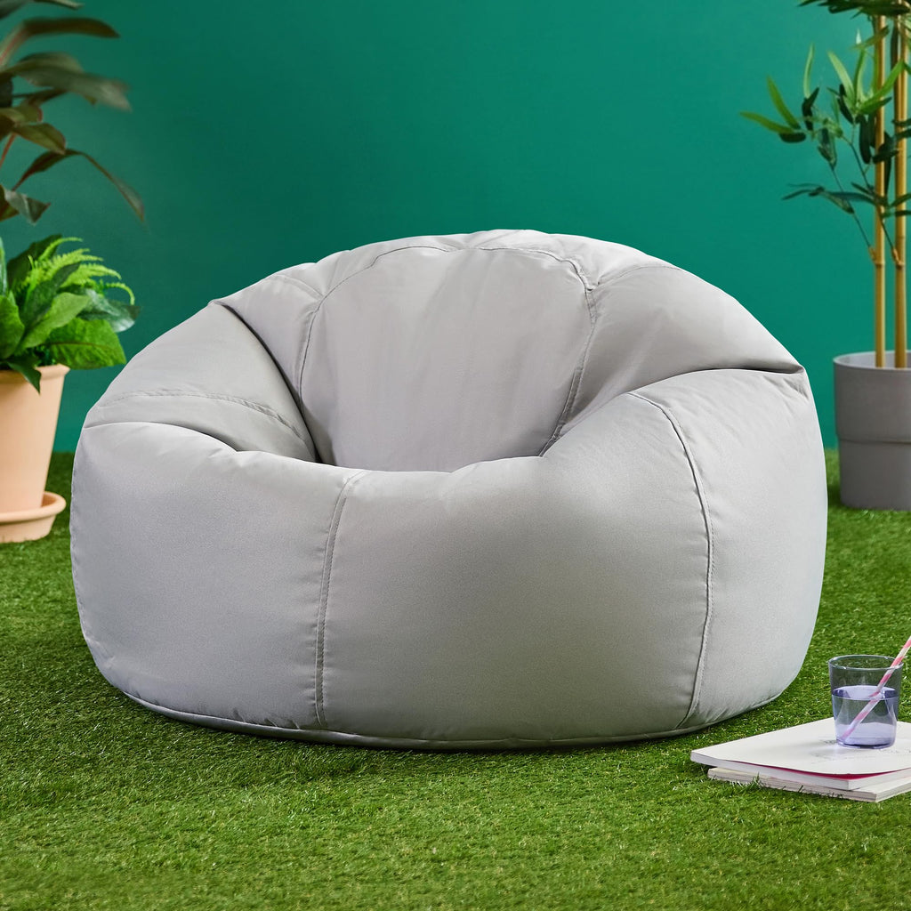 Bean Bag Bazaar Kingston Outdoor Bean Bag with Filling Included, Grey - image 3