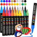 RATEL Oil-Based Paint Markers - 20 Colors Permanent Pens for Rock Painting