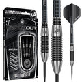 Winmau Blackout 26g Tungsten Darts Set | Steel Tip with Prism Shafts