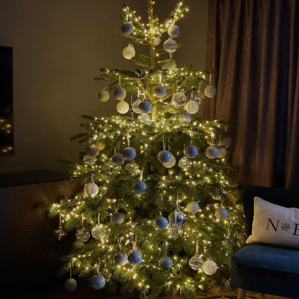 Qbis 800 LED Christmas Lights – Warm White Twinkling Fairy Lights