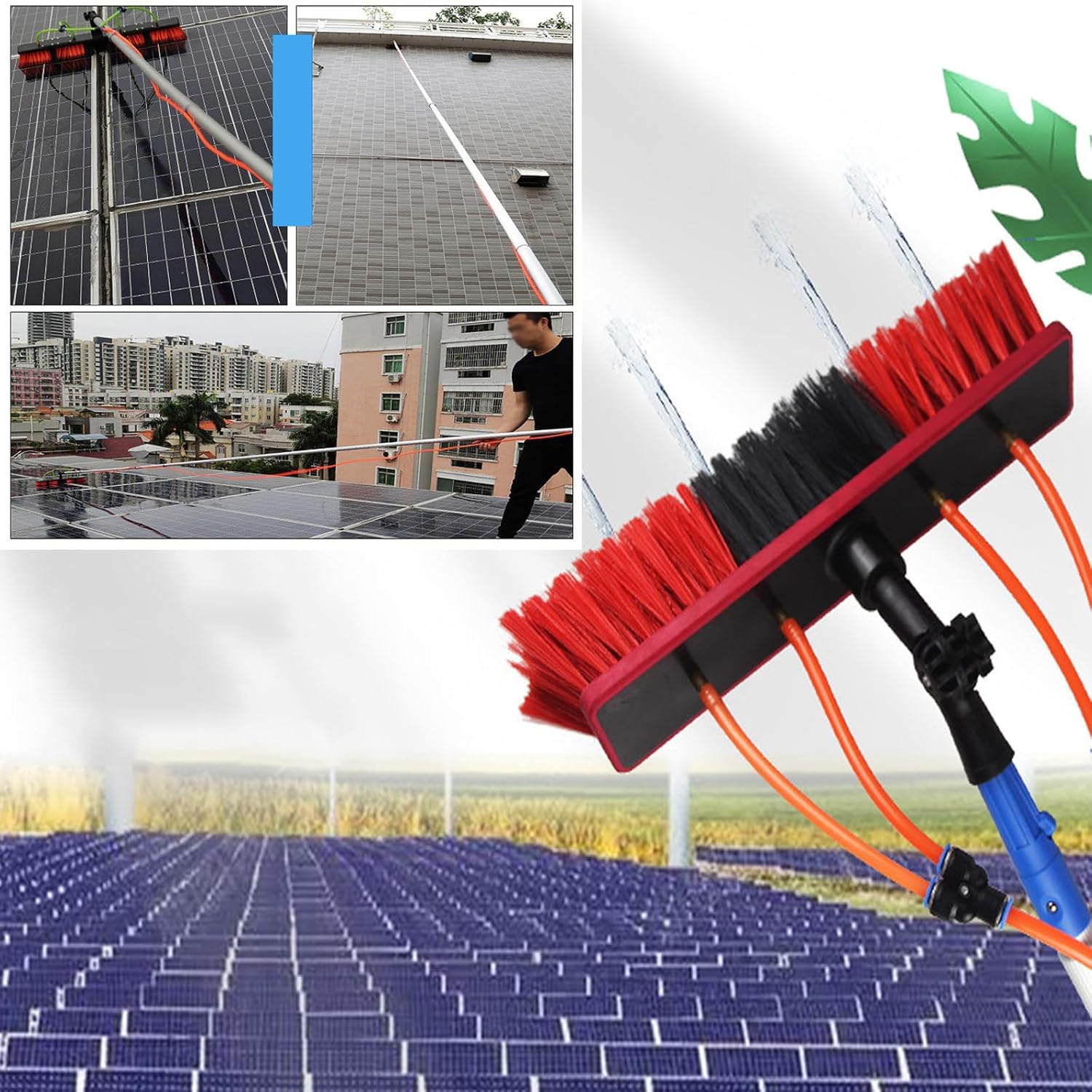 Massive Discounts 5M Water Fed Pole | Aluminum Solar Panel Cleaner