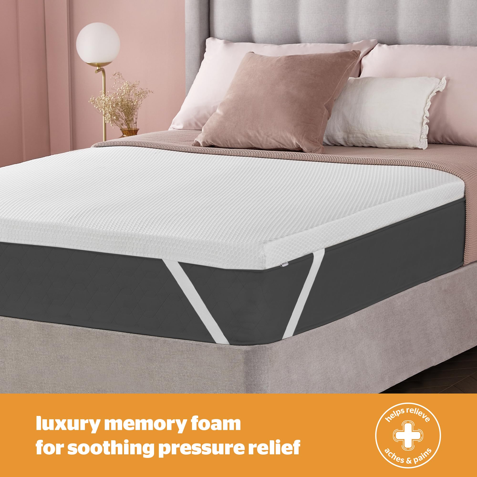 Silentnight Impress Memory Foam Mattress Topper – 5cm Small Double