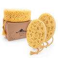 myHomeBody Foam Bath Sponge | Large Oval Body Loofah for Shower | 3 Pack