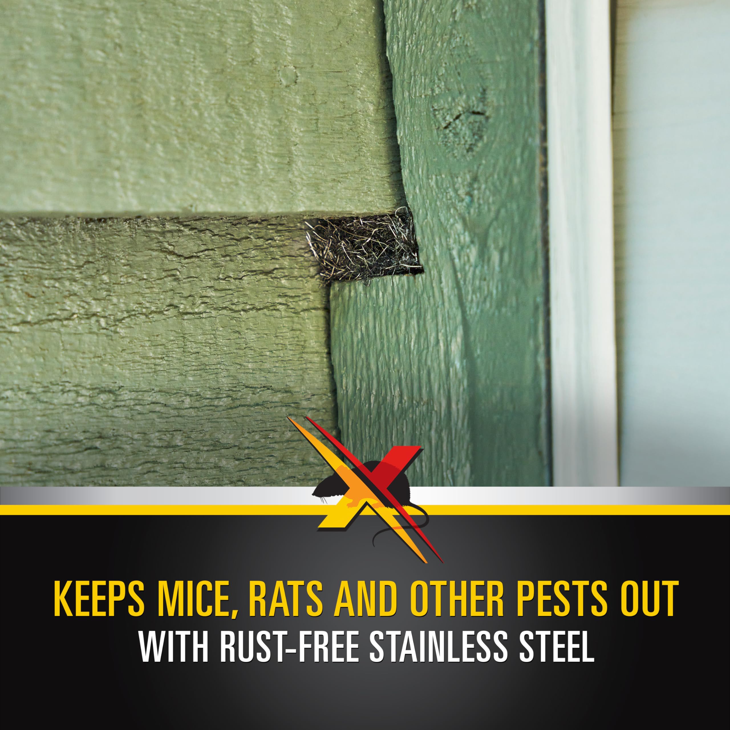 Xcluder Rodent Control Fill Fabric – Stainless Steel Wool DIY Kit