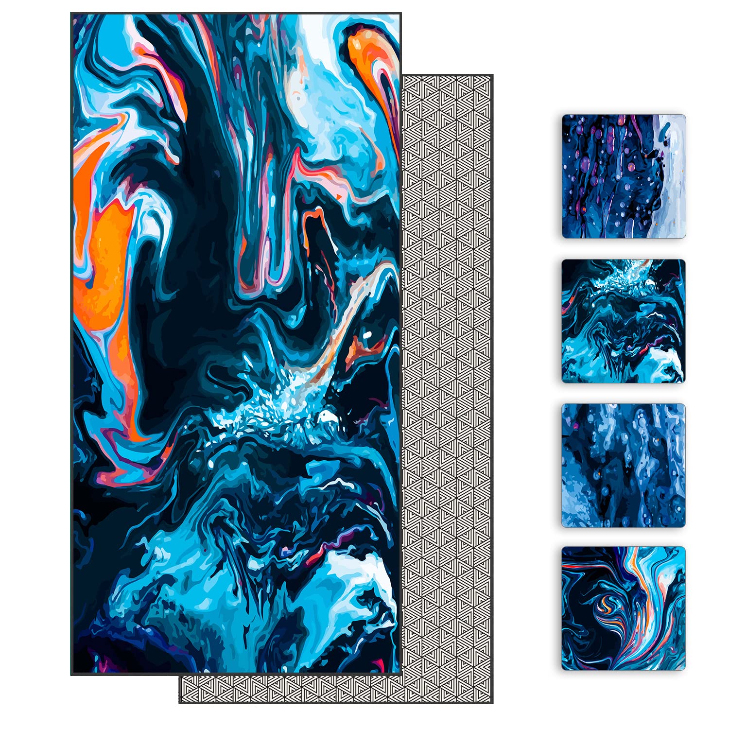 DARCHEN Oversized Microfiber Beach Towel – Quick Dry & Sand Free (XL)