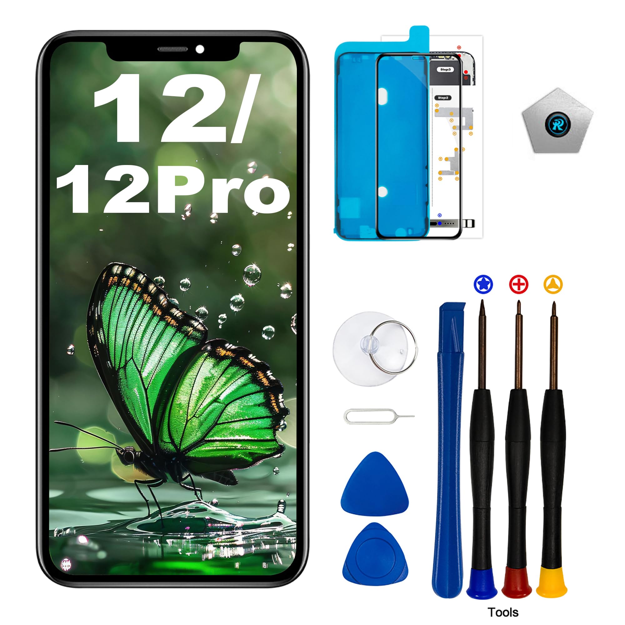 EFAITHLIFE iPhone 12 / 12 Pro LCD Screen Replacement - 6.1" Display