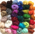 Molten Designs 40 Color Merino Wool Tops Pack for Felting - 120g