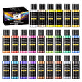 ARTFLY Metallic Acrylic Paint Set | 24 Colors (2oz) for Wood & Canvas