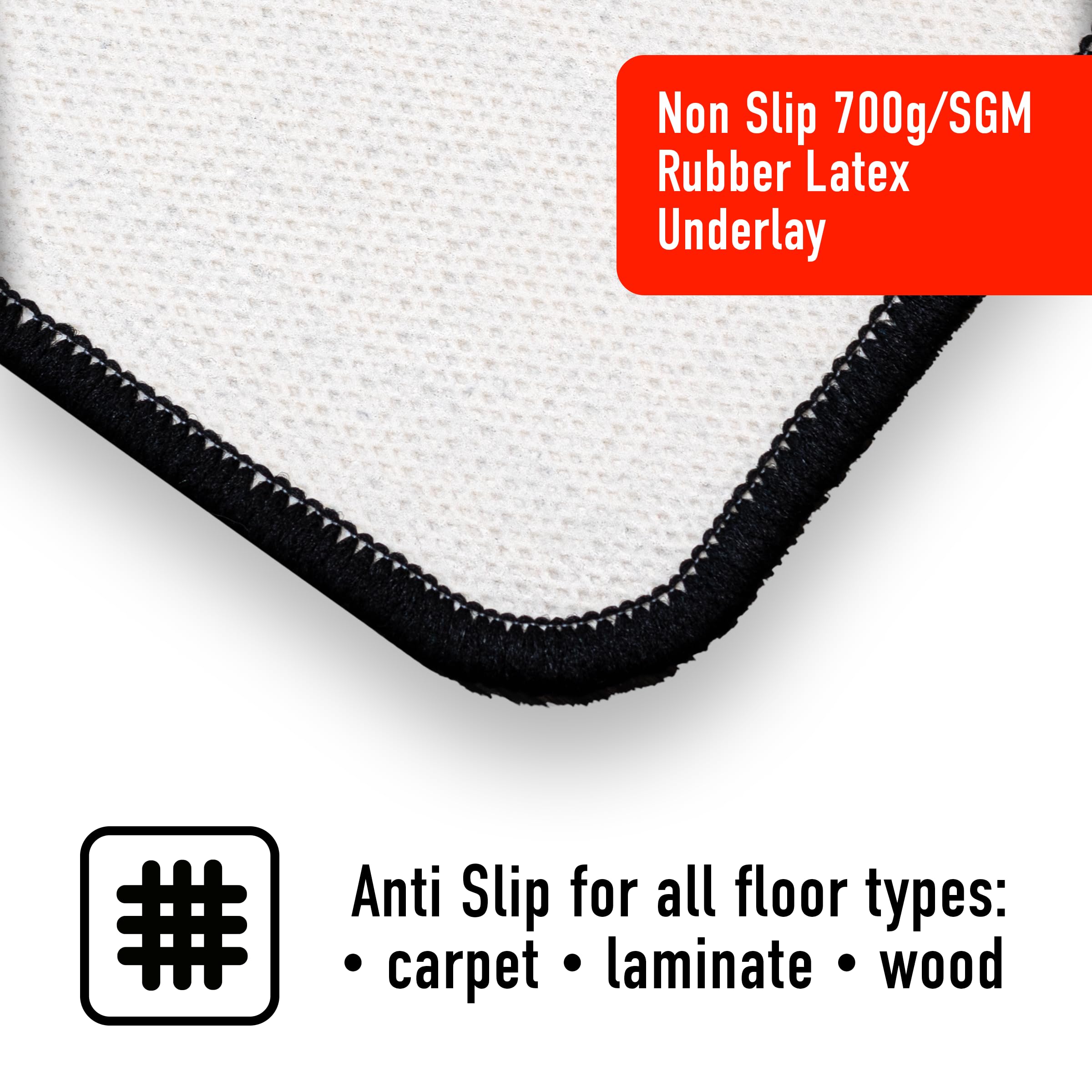 Harrows Professional Darts Mat – Non-Slip Rubber Backing with Oche