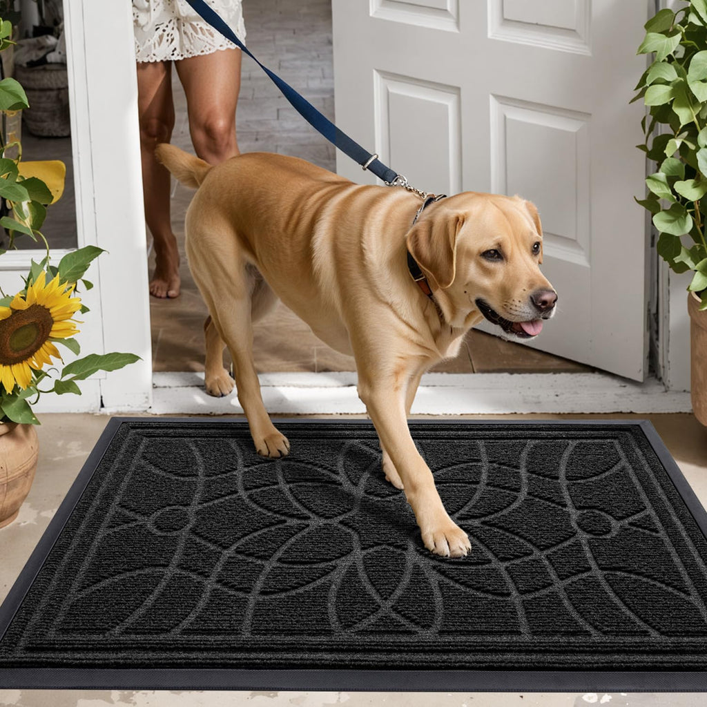DEXI Door Mat 60x90cm | Heavy Duty Non-Slip Rubber Entrance Rug
