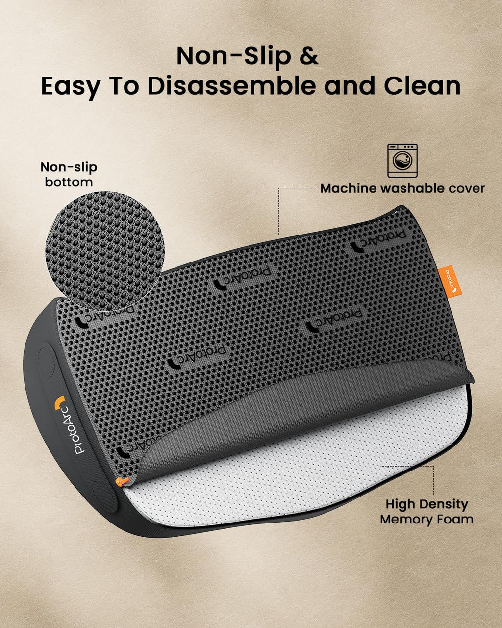ProtoArc Ergonomic Office Foot Rest Under Desk with Massage Dots - image 5