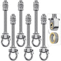 BeneLabel 6pcs Swing Hanger Bearing – Heavy Duty M10 Stainless Steel Hook