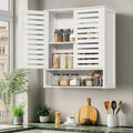 unho Bamboo Wall Mounted Bathroom Cabinet | Over-The-Toilet Storage