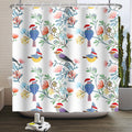 Floral Bird Shower Curtain | Waterproof Polyester 105x160cm