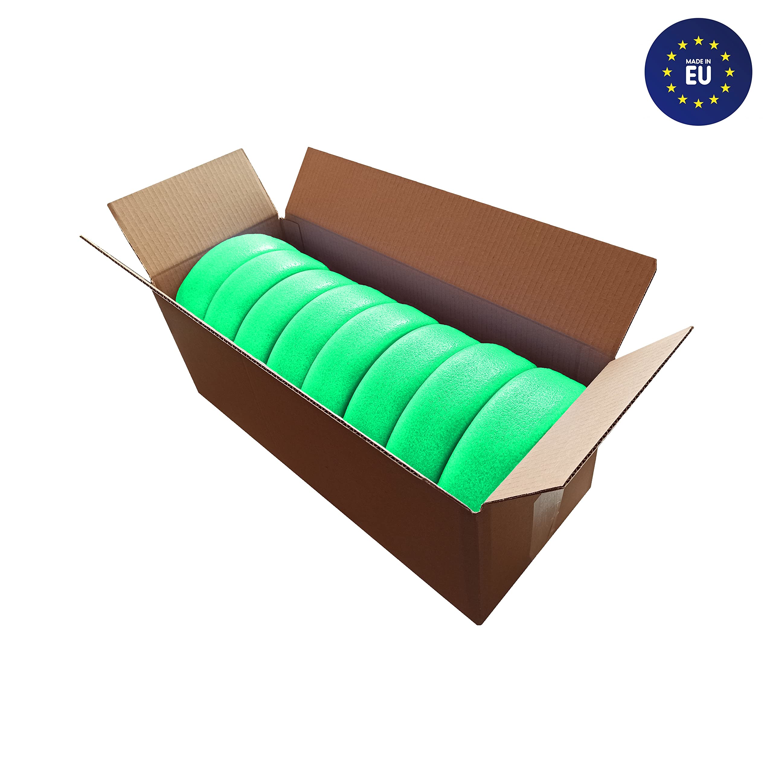 Clever Leon Trampoline Foam Pole Covers – 8 Pack Replacement Tubes, Green