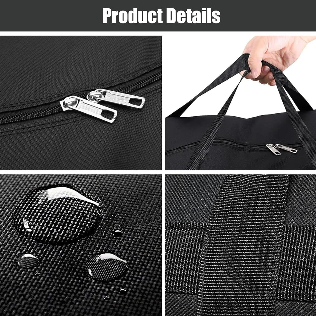 Punklong 2Pack 180L Large Moving Boxes,and Boxes for Moving House with Zipper Handles,Large Storage Bags with Strong 600D Oxford for Under Bed - image 5