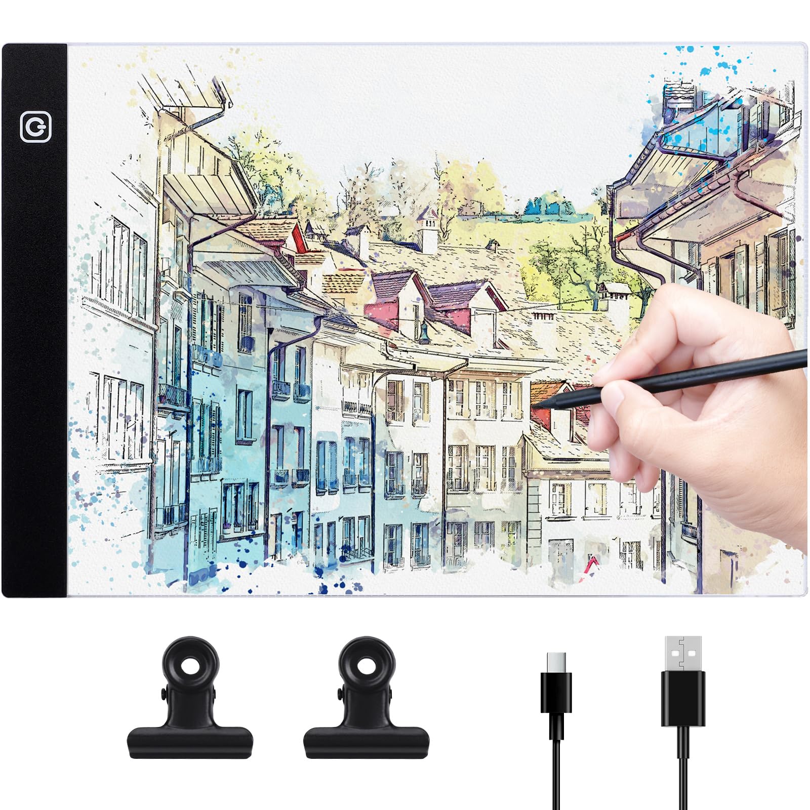 Coolzon A4 LED Light Pad | Ultra-Thin Tracing Board for Diamond Painting