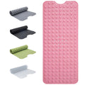 Jolof Store Extra Long Non-Slip Bath Mat | 100x40cm Anti-Mould PVC - Pink