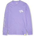 Twitch Long Sleeve Tee – 100% Cotton Unisex Crew Neck in Dusty Purple