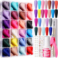 Teenitor Long Coffin Press On Nails Kit - 576pcs Matte Full Cover Nail Tips