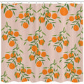 JOOCAR Orange Fruit Shower Curtain | Waterproof Polyester - 72x72 Inch