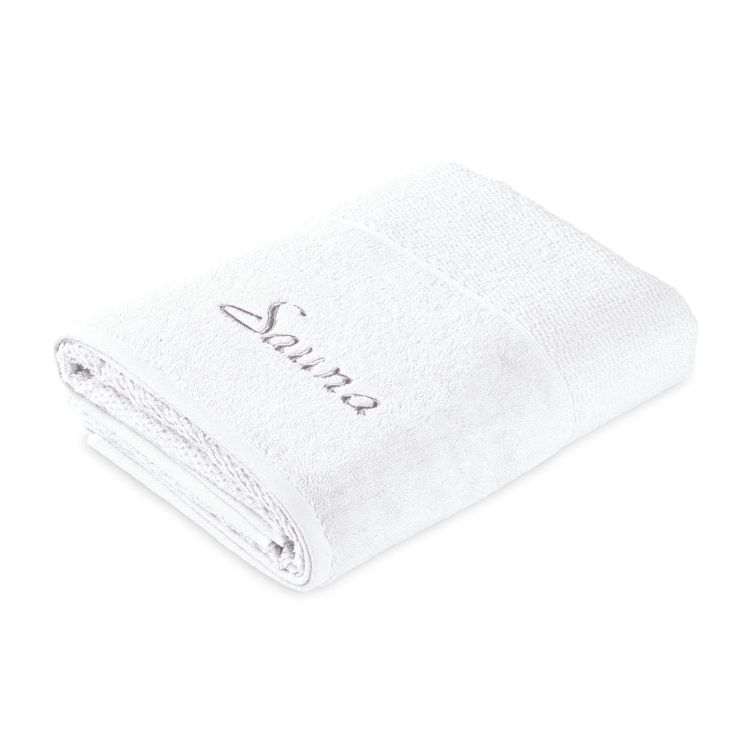 Frottana Pearl Sauna Towel – 100% Cotton, Snow White, 80 x 200 cm