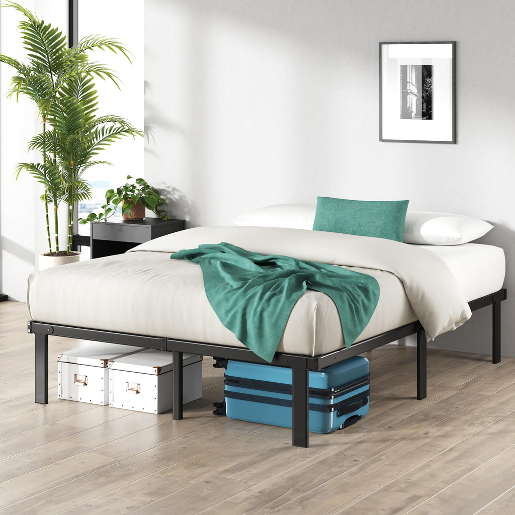 Zinus Caleb King Metal Bed Frame – 150x200cm with Underbed Storage
