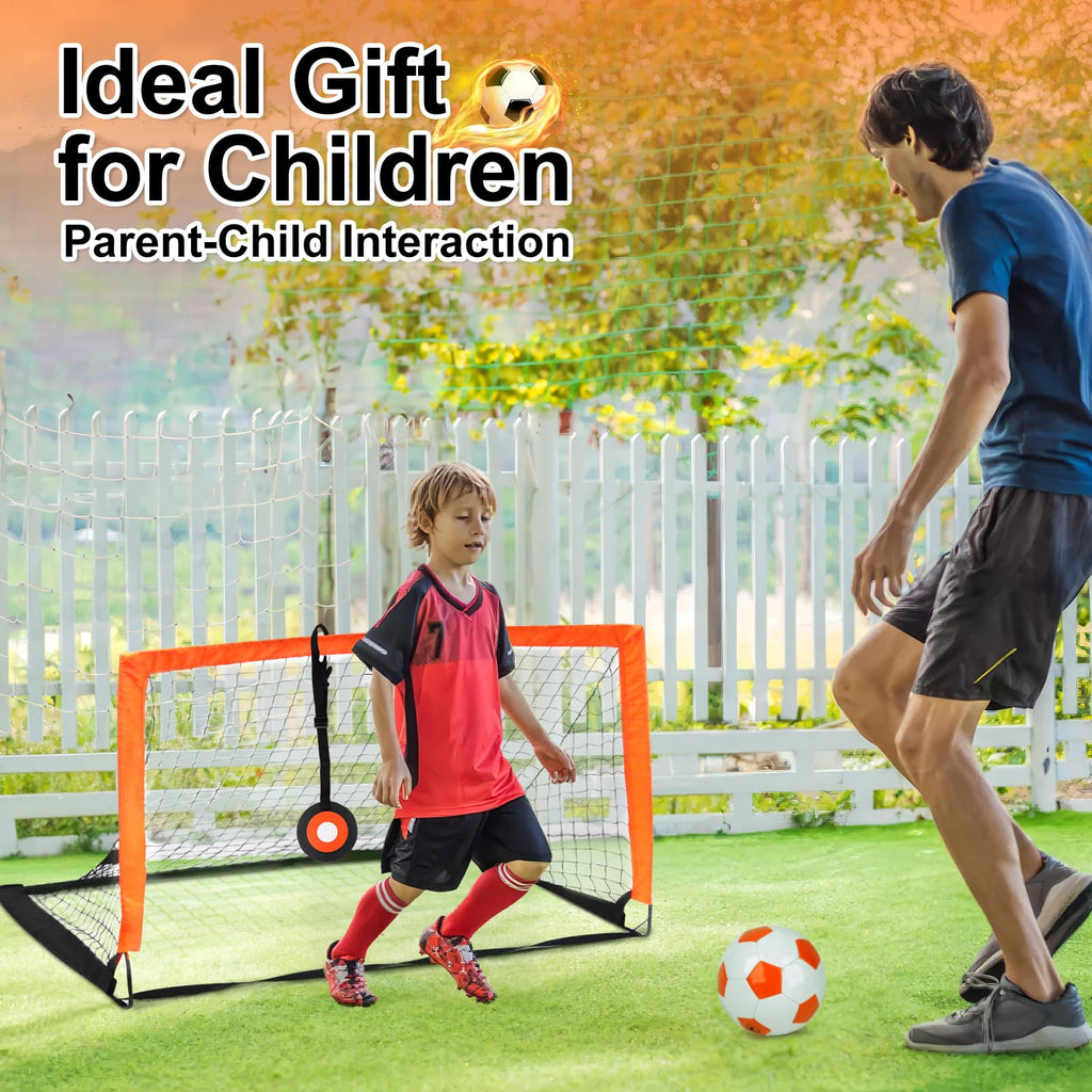 Jolof Store Foldable Football Goal Set with Agility Ladder & Cones