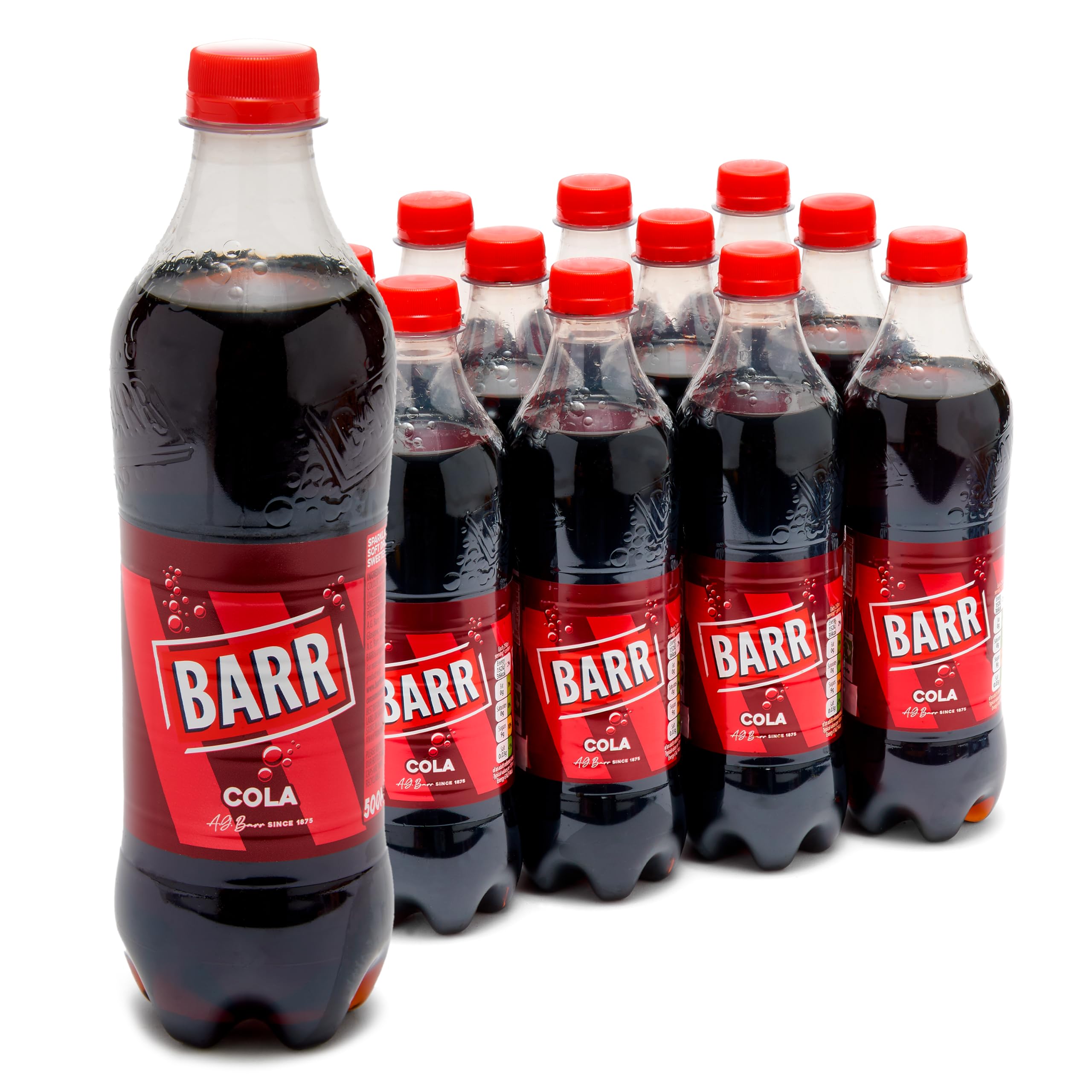 Barr's Classic Cola Fizzy Drink – 12 x 500ml Bottles