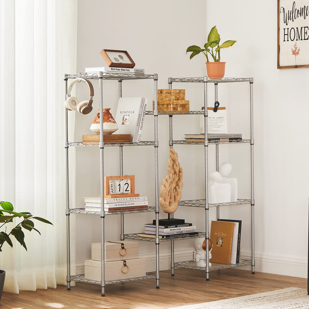 SONGMICS 5-Tier Kitchen Storage Shelf – Adjustable Metal Utility Rack