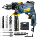 Enventor 750W Corded Hammer Drill – 13mm Chuck with 24-Piece Accessory Kit