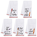 R HORSE 5Pcs Kitchen Dish Towel Funny Cookware Kitchen Dishcloth Absorbent Utensils Themed Cleaning Dishcloth Bar Hand Towel Gift for Baking Lover - image 1