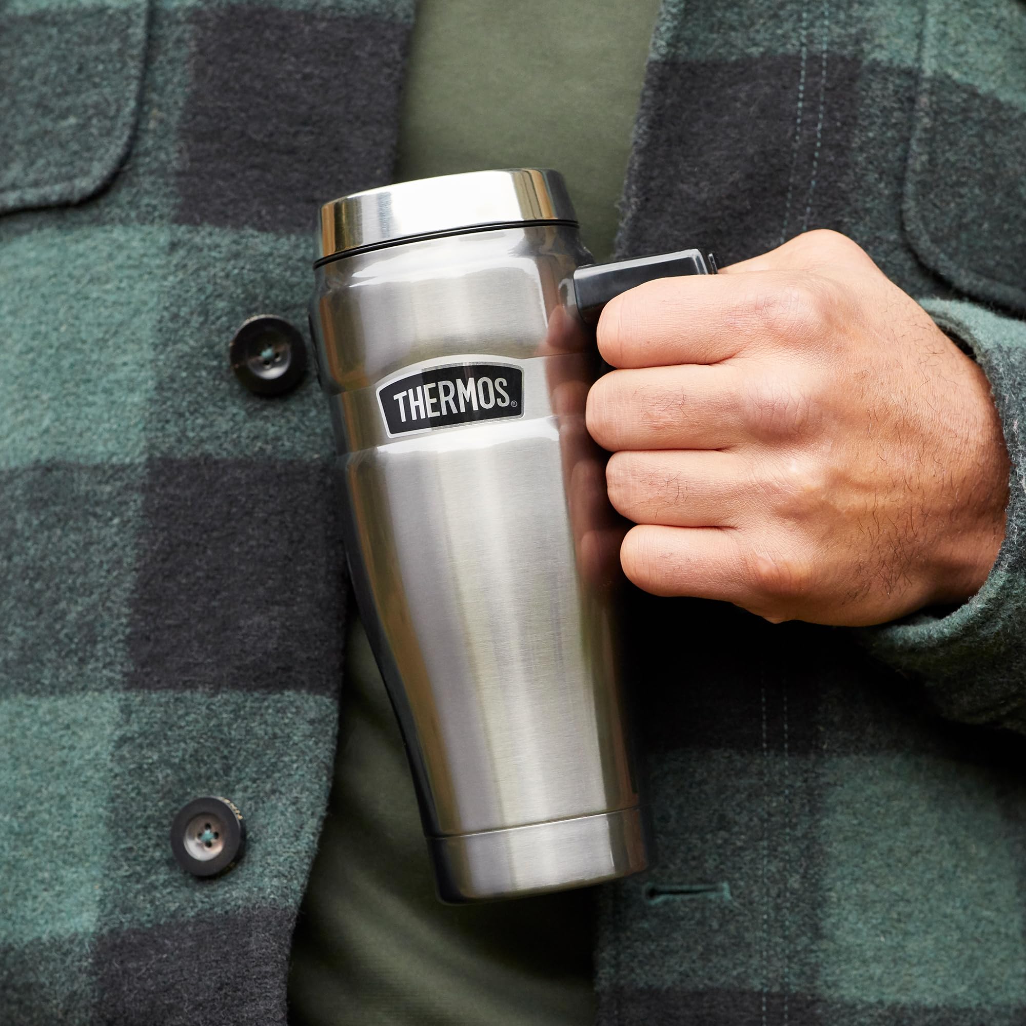 Thermos Stainless King Travel Mug – 470ml Copper Insulated Flask
