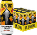 TENZING Fiery Mango Super Natural Energy Drink with Lion's Mane, 500ml