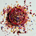 Jolof Store Edible Dried Flower Petal Mix – 1kg Food Grade Rainbow Blend