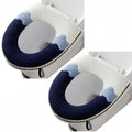 Jolof Store Washable Soft Toilet Seat Cover Pad with Handle, 2-Pack