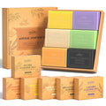 Jolof Store Natural Organic Soap Bar Gift Set - 6pc Essential Oil Body Wash