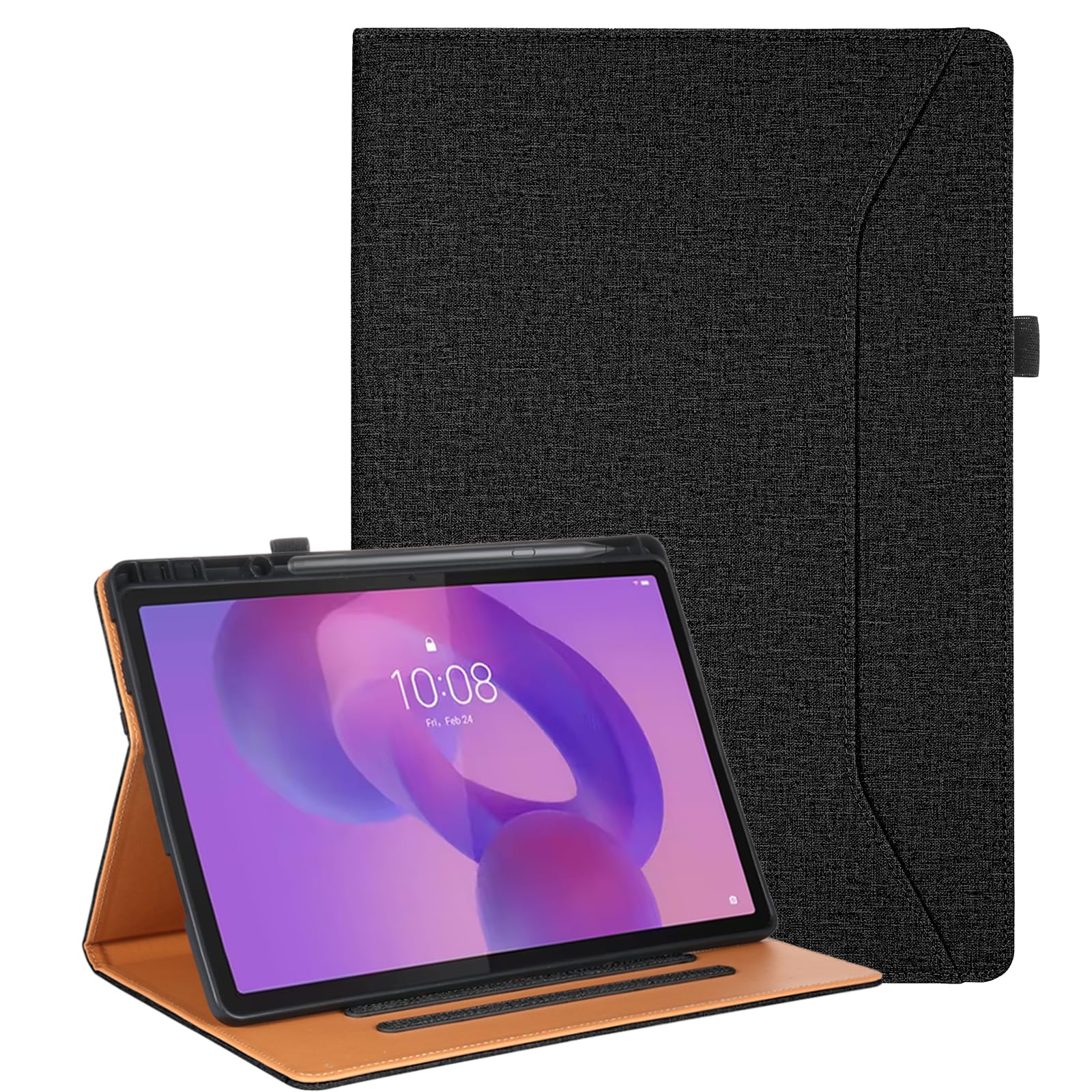 Vakarey Lenovo Idea Tab Pro 12.7 Case – PU Leather Shockproof Cover