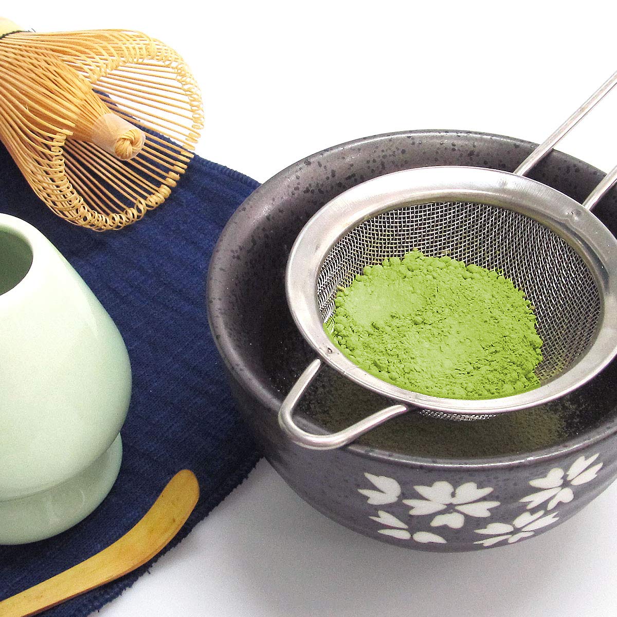 Artcome Japanese Matcha Tea Set – 10-Piece Bamboo and Ceramic Gift Set