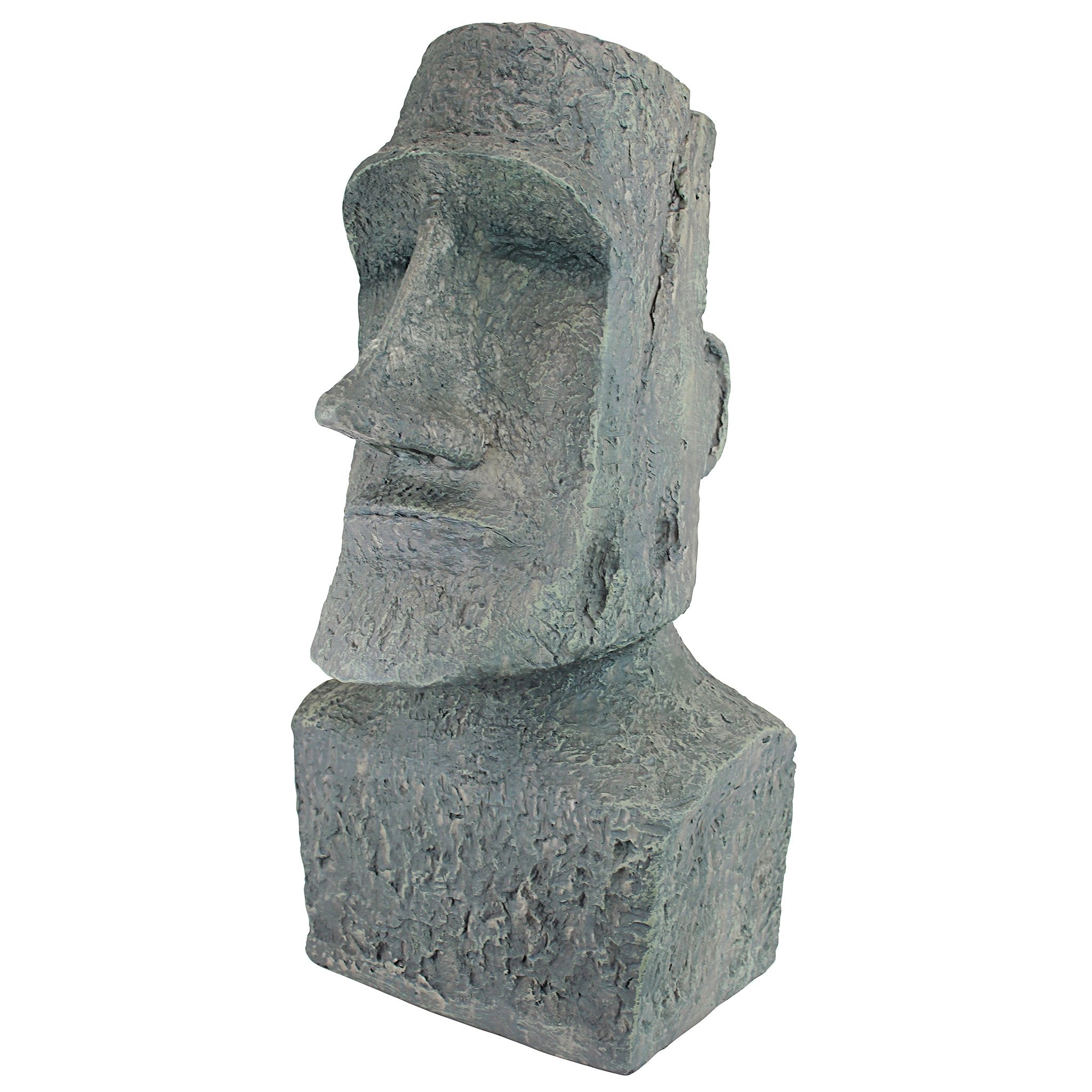 Design Toscano Moai Monolith Garden Statue – 61cm Grey Stone Polyresin