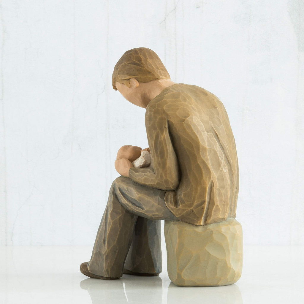 Willow Tree New Dad Figurine – Hand-Carved Susan Lordi Fatherhood Gift