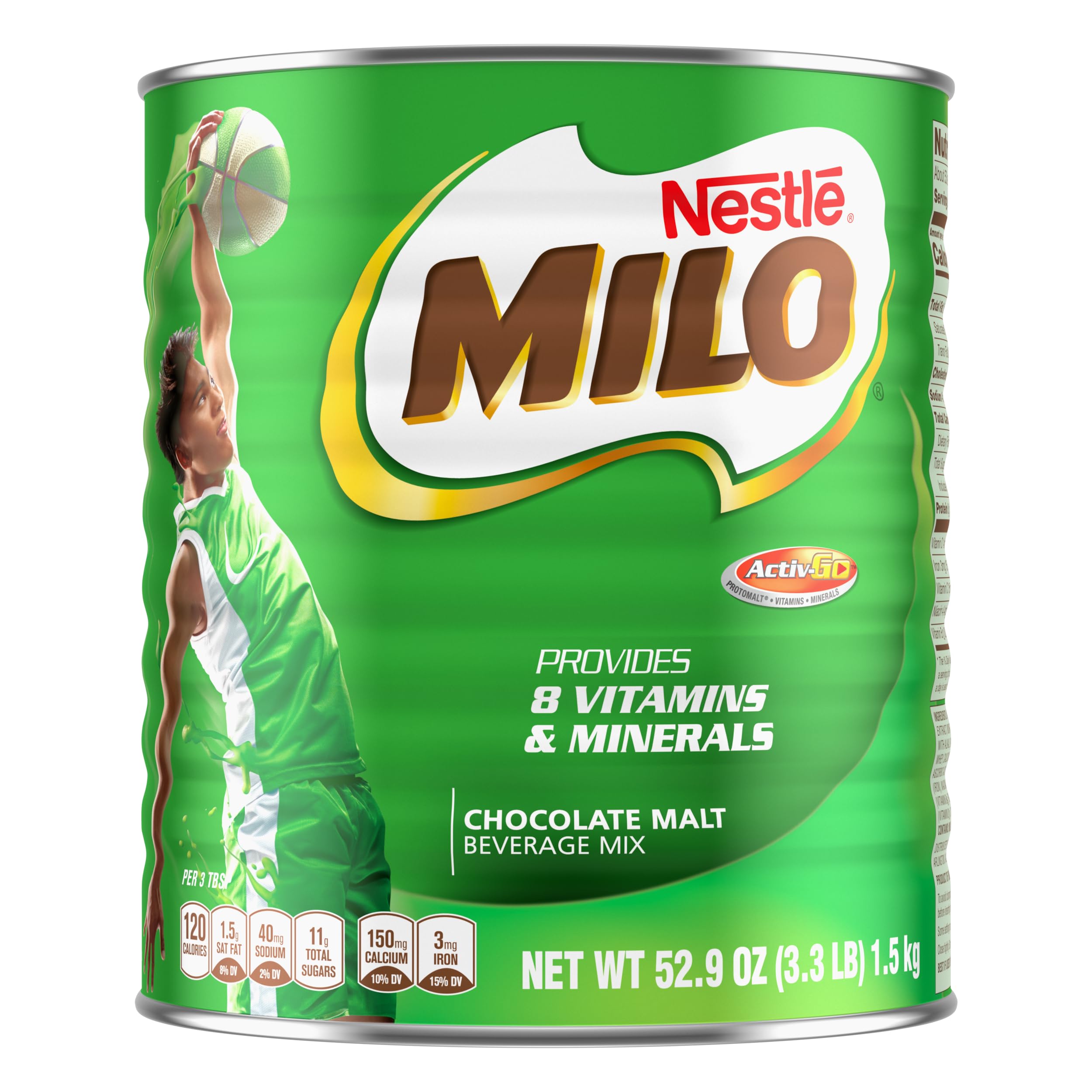 Nestle Milo Chocolate Malt Beverage Mix – Jumbo 3.3lb (1.5kg) Can