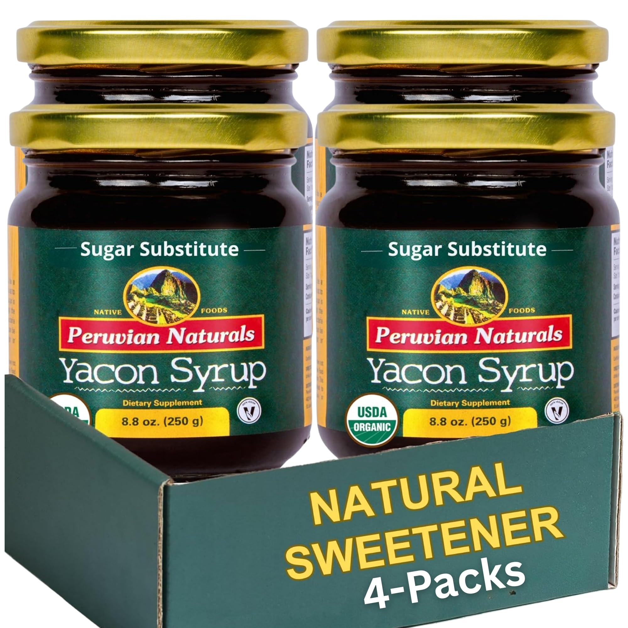 Peruvian Naturals Organic Yacon Syrup – 1kg Natural Sugar Substitute